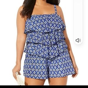 NWT cute Romper bathing suit!